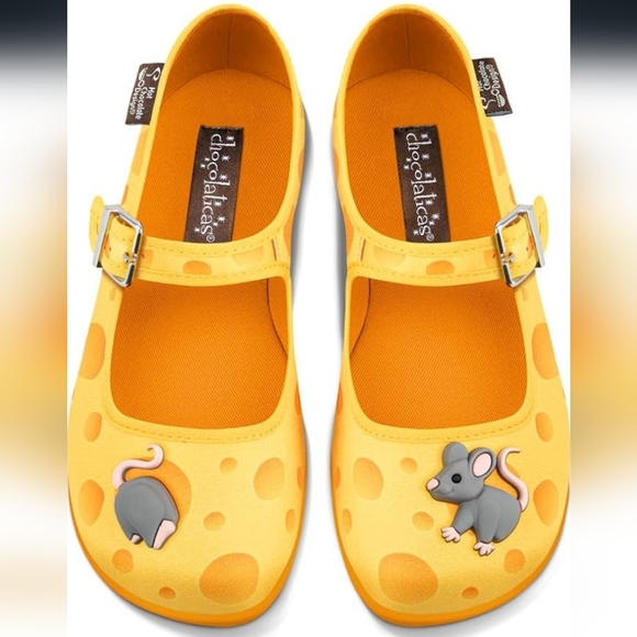 Hot Chocolate Design Chocolaticas Dark Gothic Canvas Women's Mary Jane Flat Shoe - Picture 1 of 7